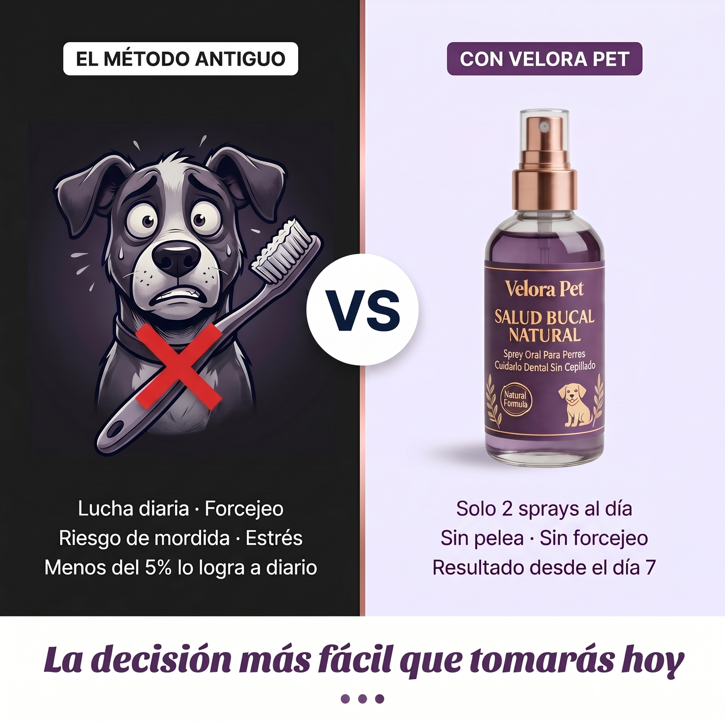 Spray Dental Para Perros Sin Anestesia ni Cepillado